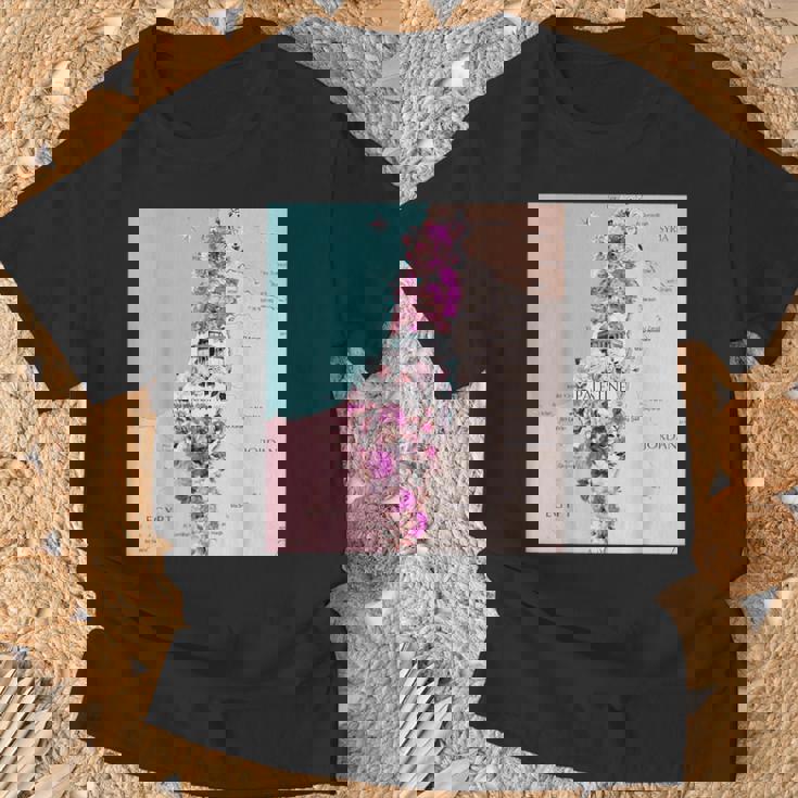 Palestine Map Palestinians Map Tシャツ 高齢者への贈り物