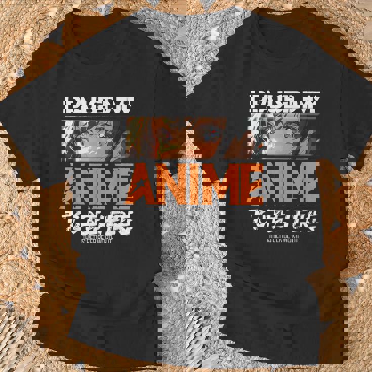 I Paused My Anime Manga Cute Weeb Kawaii Otaku アニメ グッズ Tシャツ 高齢者への贈り物