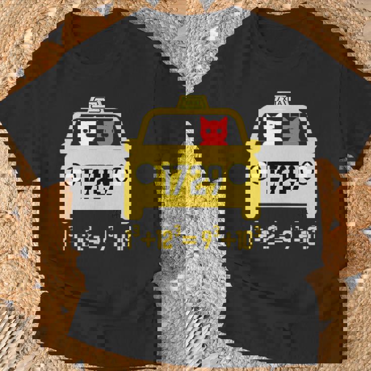 Penredpen タクシーキャット、ラマヌジャンタクシータクシー番号 1729 Tシャツ 高齢者への贈り物