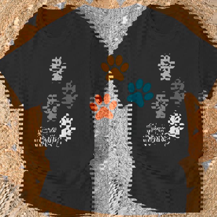 Pet Lover 肉球 犬 子犬 猫 プリント 肉球 ペット好き Tシャツ 高齢者への贈り物