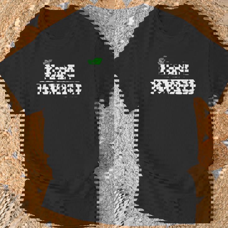 Plant Powered プラントパワー ヴィーガニズム ヴィーガン ベジタリアン Tシャツ 高齢者への贈り物