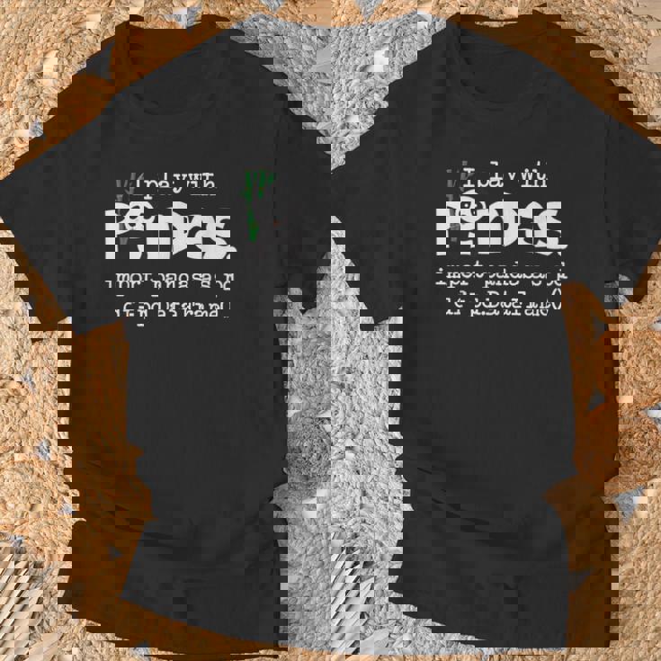 I Play With Pandas Python コンピューター コーディング プログラマー コーダー Tシャツ 高齢者への贈り物