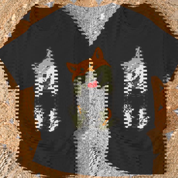 Pockethiba Inu Feet Cute Doge Akita Dog Lover Owner Tシャツ 高齢者への贈り物