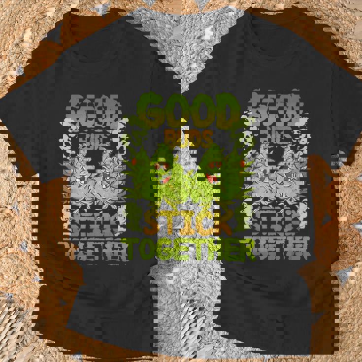 Pot Lovers マリファナ Good Budstick Together Cannabis Weed Tシャツ 高齢者への贈り物