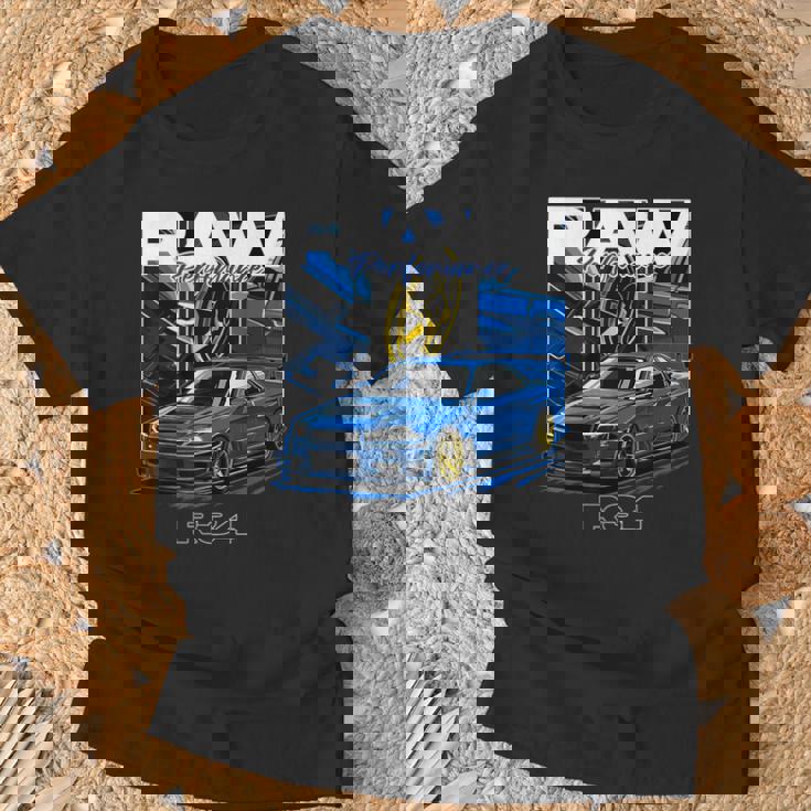 R34車 国産高性能車 ドリフトカー Gtr R34 Tシャツ 高齢者への贈り物