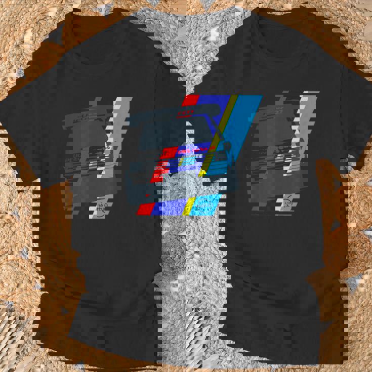 Rallye Group B クラシックカーレースとモータースポーツレース Tシャツ 高齢者への贈り物