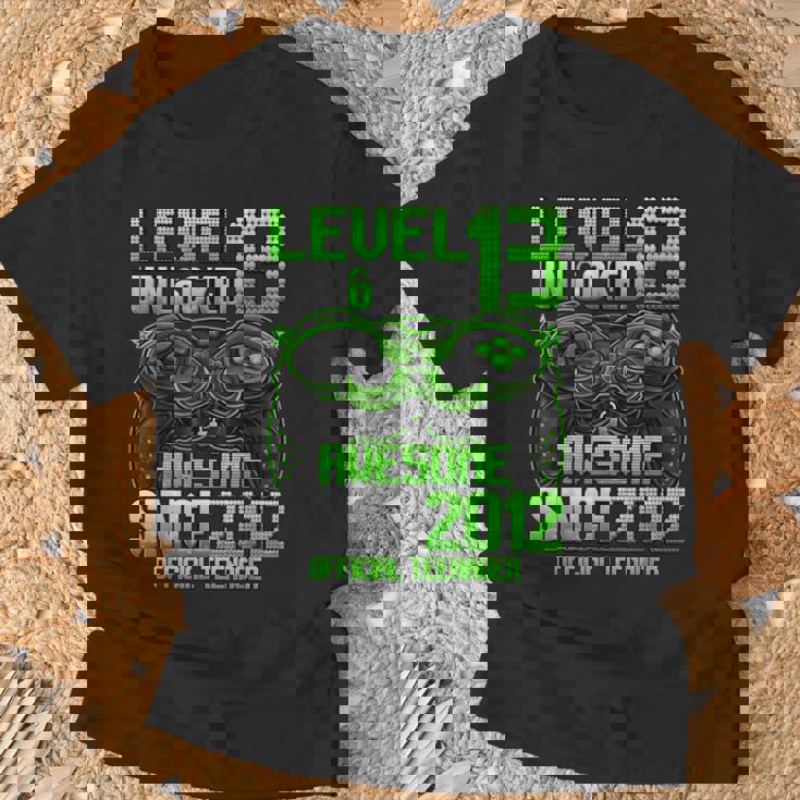 Regalos Oficiales Para Adolescentes De Nivel 13 Desbloqueados Para Niño De 13 Cumpleaños Camiseta unisex Regalos para ancianos
