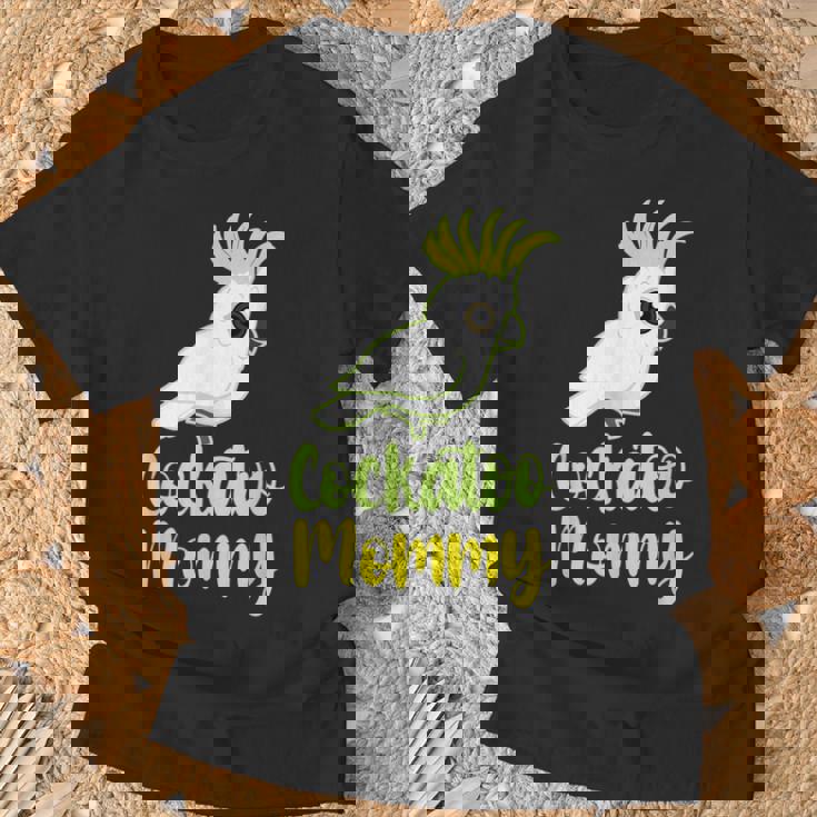 Retro Cockatoo Mother Mom Cockatoo Mommy Cockatiel Tシャツ 高齢者への贈り物