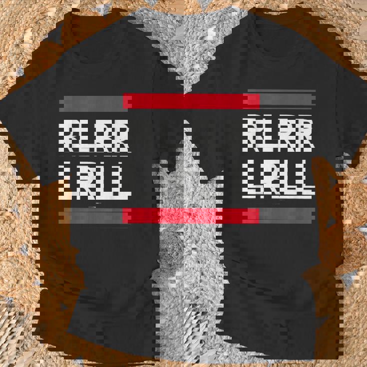 Rlrr Lrll シングルパラディドルドラム ルーディメント Tシャツ 高齢者への贈り物