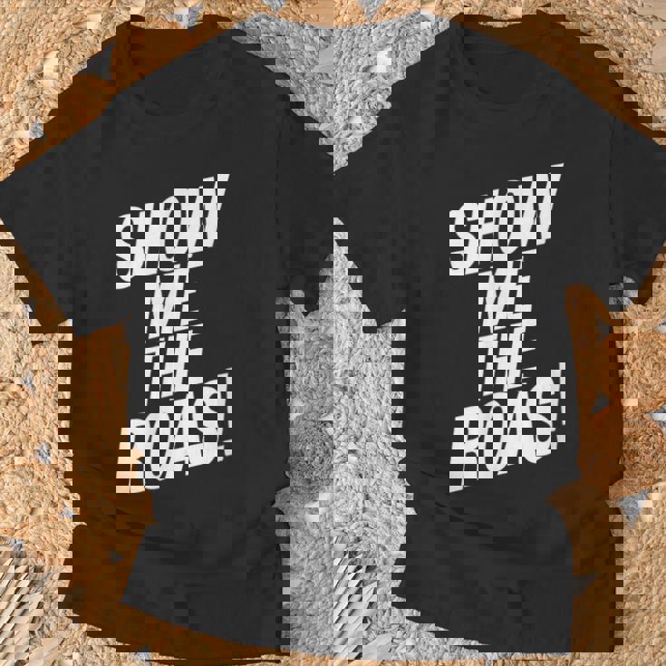 Roas広告マネージャーの広告費用対効果商品を表示する Tシャツ 高齢者への贈り物