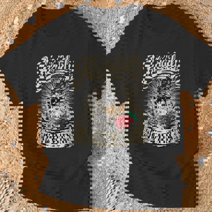 Rock N Roll Never Dies 愛犬家シュナウザー Tシャツ 高齢者への贈り物