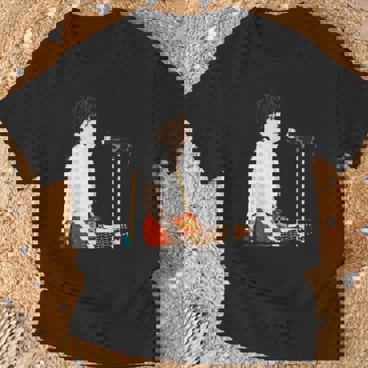 Rocker Old Rookie Original Illustration Bandman Rock Tシャツ 高齢者への贈り物