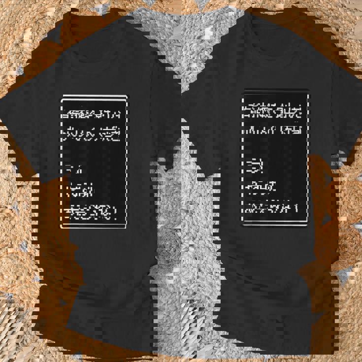 Rpg 風 パロディ『有給休暇！ミス！』ゲーム【変なtシャツ屋さん】ドット 文字 ゲーマー 配信用 面白い言葉 Tシャツ 高齢者への贈り物