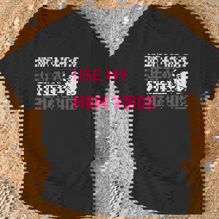 Rugby Don't Make Me Use My Rugby Momボイス。 長袖tシャツ Tシャツ 高齢者への贈り物