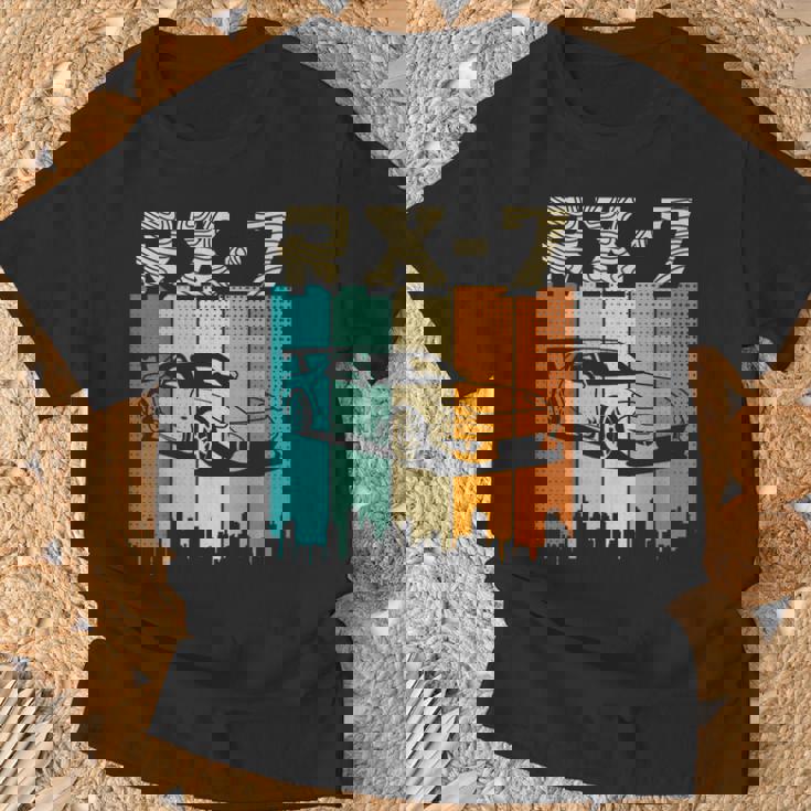 Rx-7 Jdm Japan モータースポーツ エフィニ日本スポーツカー ヴィンテージ Tシャツ 高齢者への贈り物