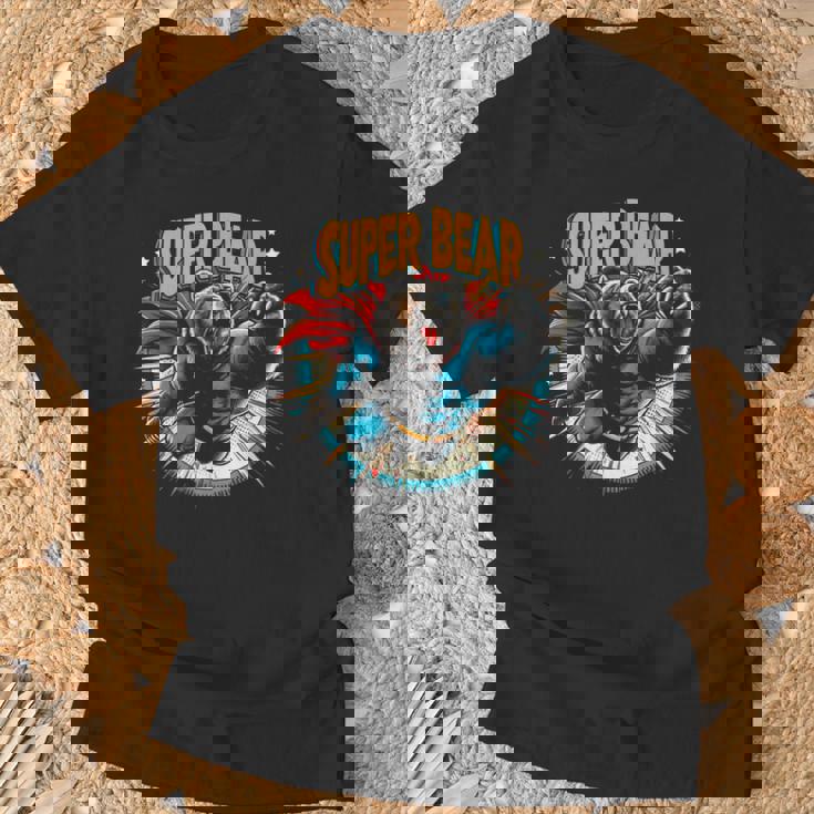 S Gráficas Divertidas Deuper Bear Camiseta unisex Regalos para ancianos