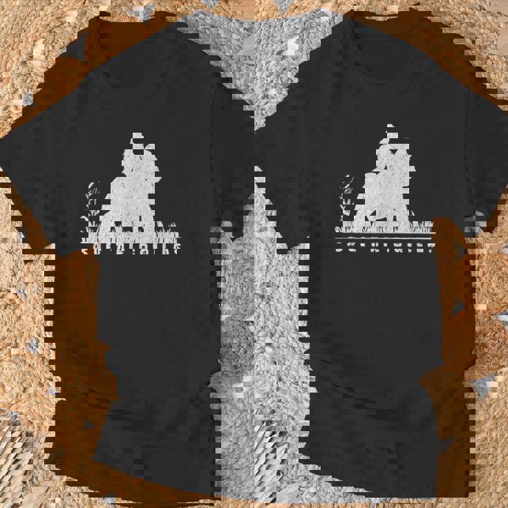 Save The Gorillas ママ&ベイビーゴリラ Tシャツ 高齢者への贈り物