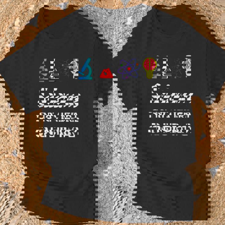 Science Is Not A Liberal Conspiracy リベラルシャツ Tシャツ 高齢者への贈り物