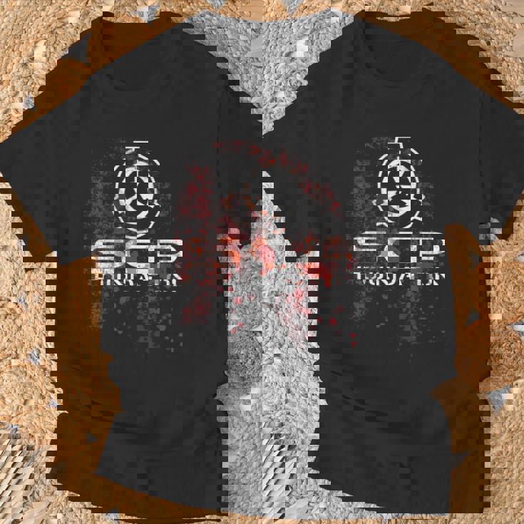 Scp、財団、血で Tシャツ 高齢者への贈り物