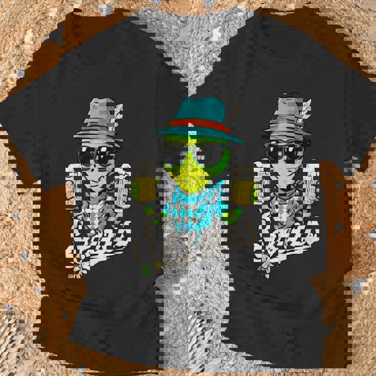 Servus Wiesn Gaudi – 面白いオクトーバーフェストビールバイエルンコスチューム Tシャツ 高齢者への贈り物