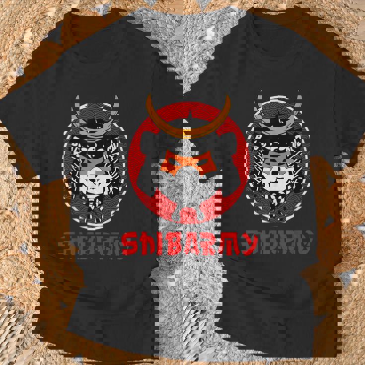 Shib Army クリプトホドルサムライ柴犬コイン Tシャツ 高齢者への贈り物