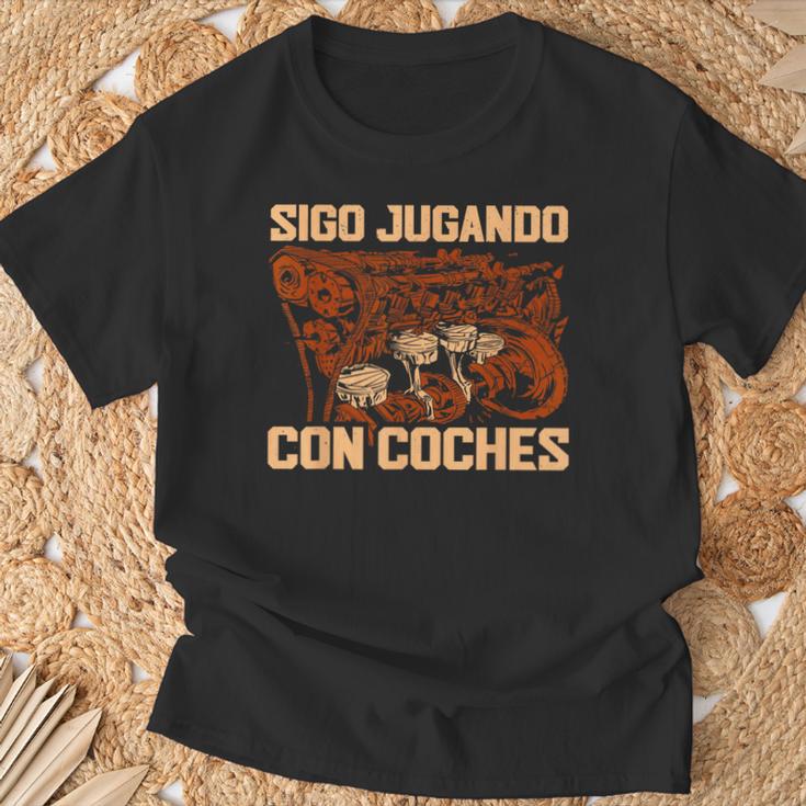 Sigo Jugando Con Coches Mecánico Camiseta unisex Regalos para ancianos