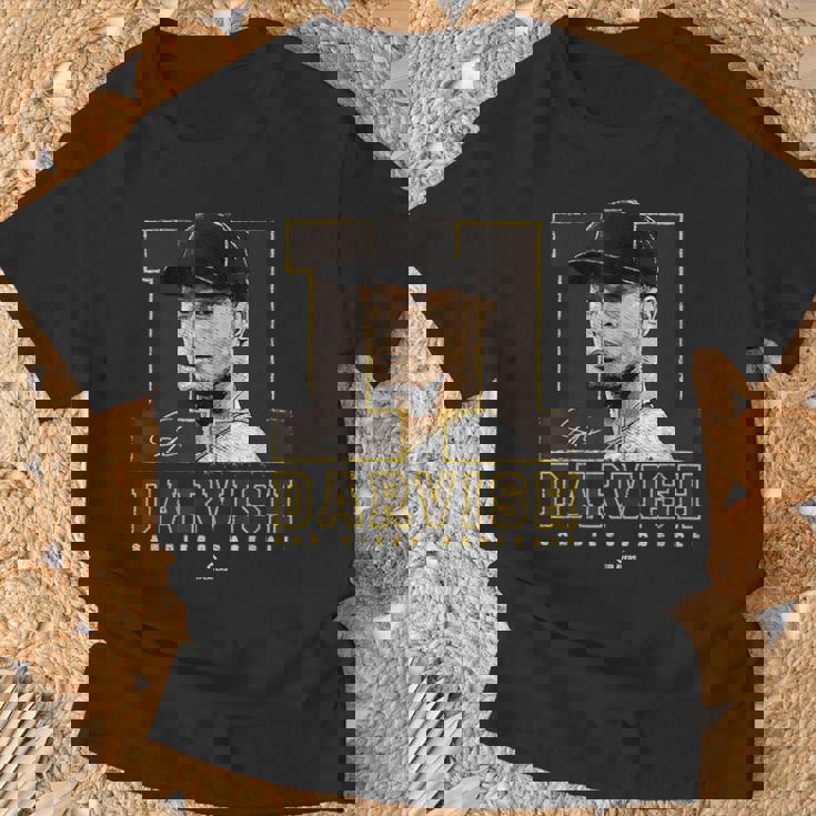 Silhouette Yu Darvishan Diego Mlbpa Tシャツ 高齢者への贈り物