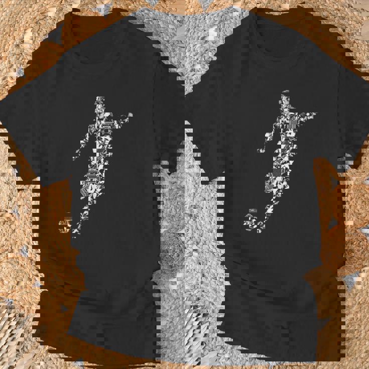 Soccer サッカー選手とのサッカー Tシャツ 高齢者への贈り物