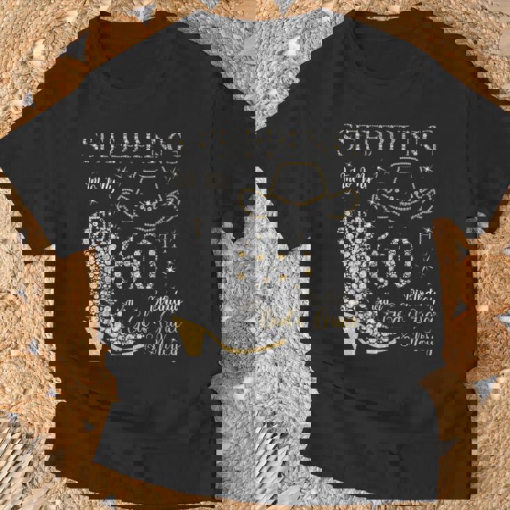 Steping Into My 60Th Birthday With God's Grace And Mercy Tシャツ 高齢者への贈り物