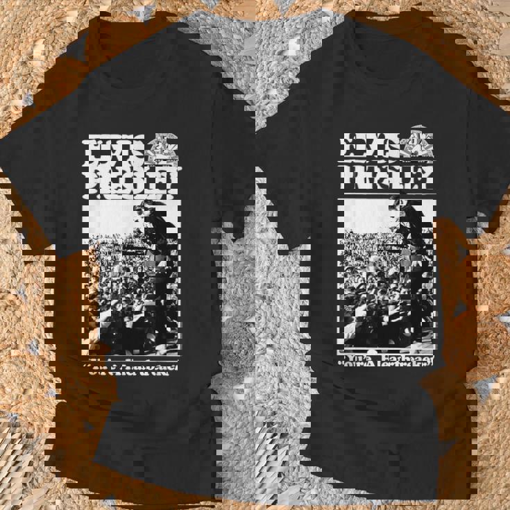 Sun Records X エルヴィス・プレスリー You're A Heartbreaker Tシャツ 高齢者への贈り物