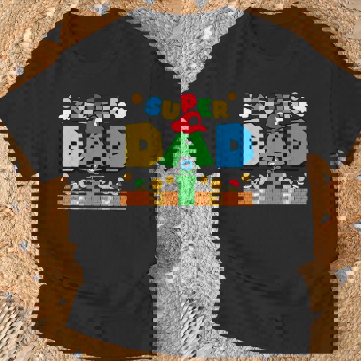 Super Gamer Dad Family Matching For Fathers Day T-Shirt Gifts for Old Men
