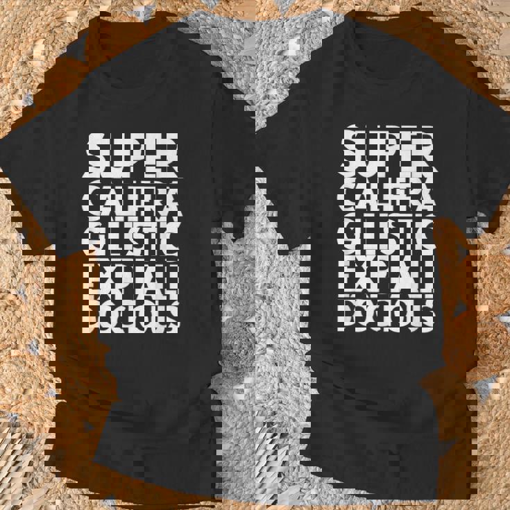 Supercalifragilisticexpiallegetic Tシャツ 高齢者への贈り物