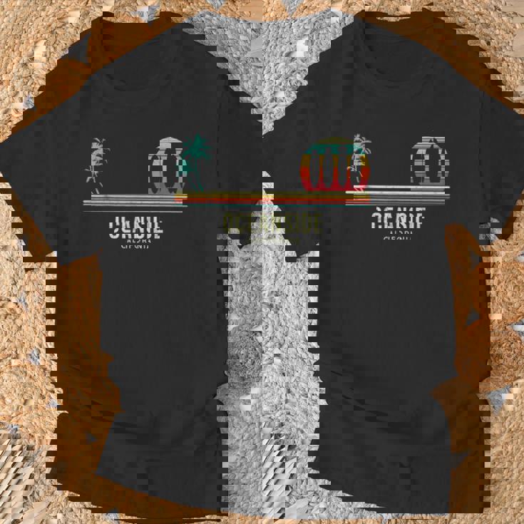 Surfista Californiaurf Oceanside ヴィンテージサーフボード Tシャツ 高齢者への贈り物