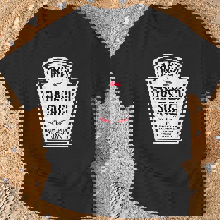 Tangy Tabasco ソースグループ 調味料ファミリーマッチング Tシャツ 高齢者への贈り物