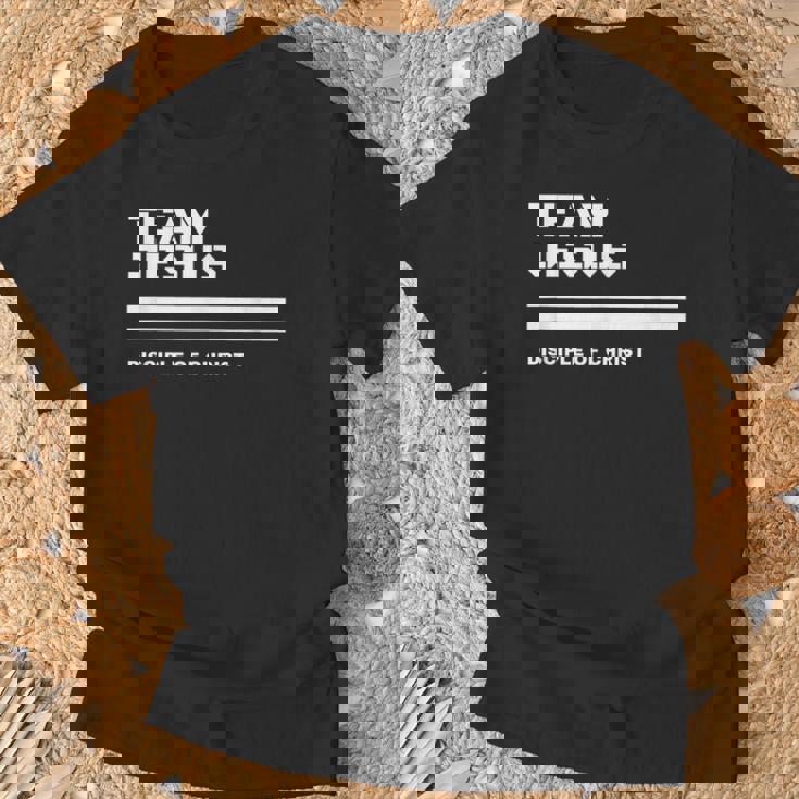 Team Jesus キリストの弟子 詩、聖書、キリスト教徒 Tシャツ 高齢者への贈り物