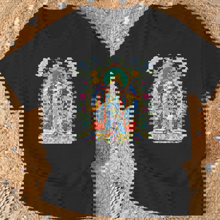 Thangka ブッダ ヨガ 曼荼羅 瞑想 仏教 ナマステ Tシャツ 高齢者への贈り物