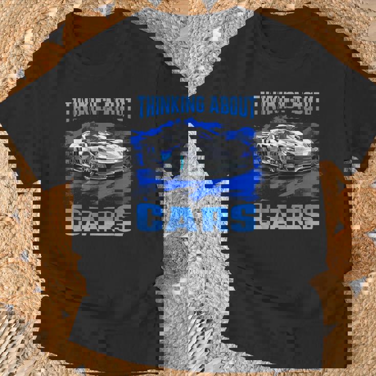 Thinking About Cars スー スポーツカー エキゾチック コンセプト ボーイズ Tシャツ 高齢者への贈り物