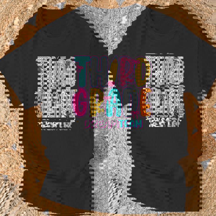 Third Grade Dream Team Back To School First Day Of School T-Shirt Gifts for Old Men