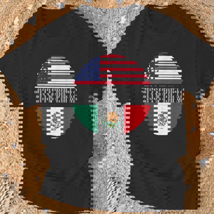 This Is My Pride フラッグ メキシカン アメリカン チカーノ チカーナ メンズ Tシャツ 高齢者への贈り物