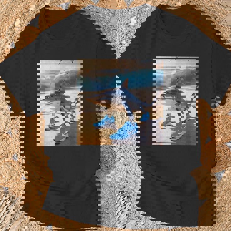 Tralalelo Tralala 面白いサメ イタリアのブレイン ミーム グラフィック Tシャツ 高齢者への贈り物