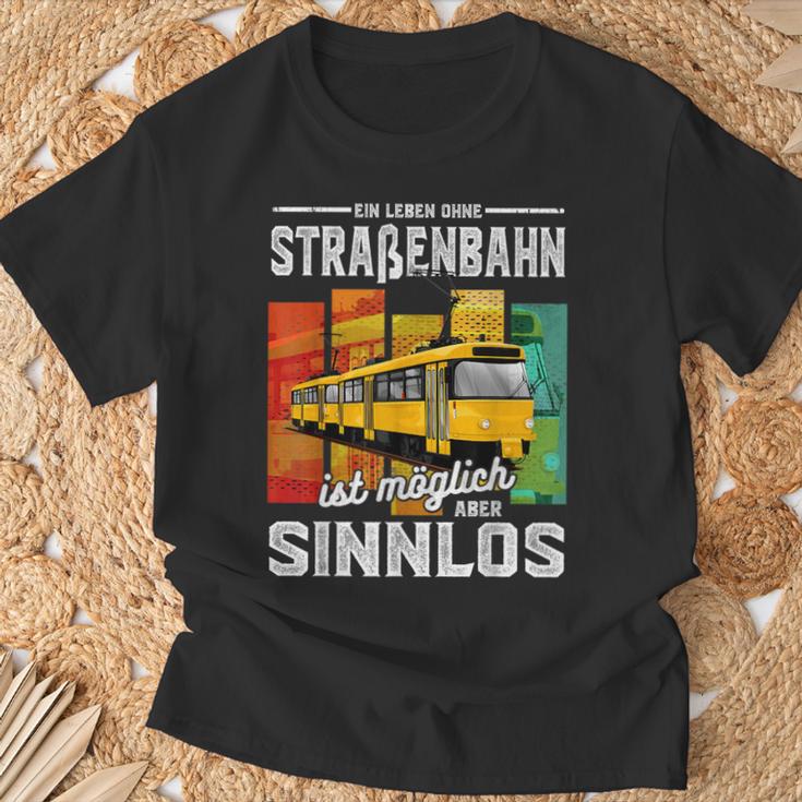 Tranvía T4d Modelo Conductor De Tranvía Camiseta unisex Regalos para ancianos