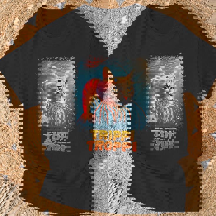 Trippi Troppi イタリアンブレインロットミーム Tシャツ 高齢者への贈り物