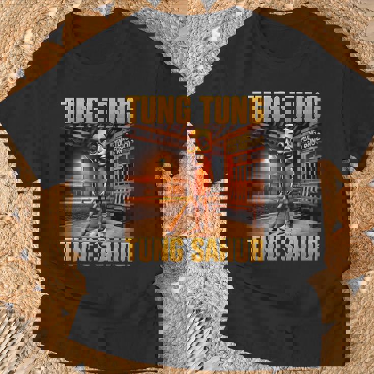 Tung Tung Tungahur Meme Brainrot Tシャツ 高齢者への贈り物