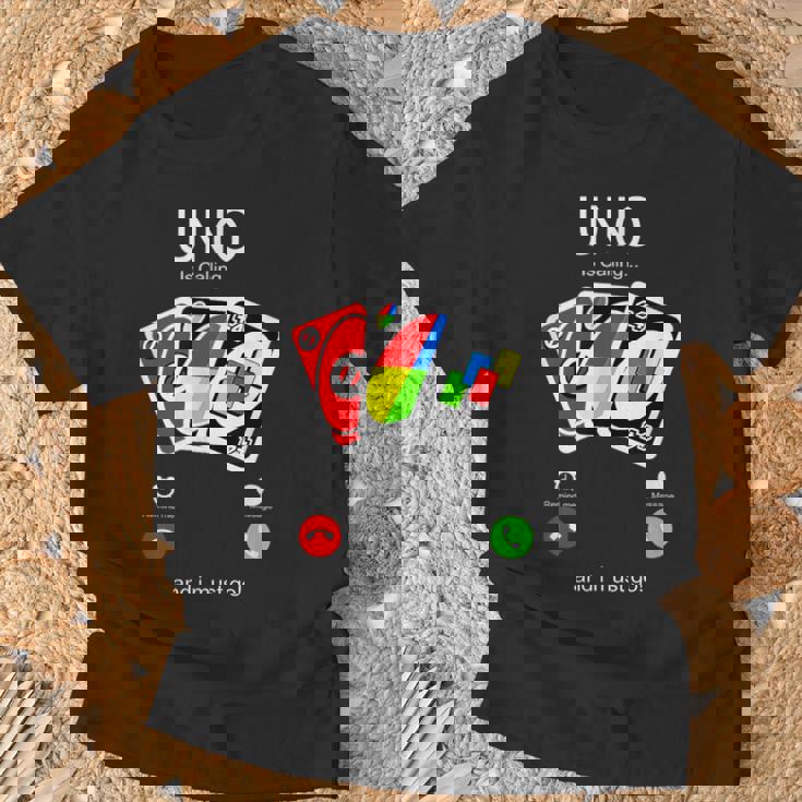 Uno Calls And I Must Be For Children Tシャツ 高齢者への贈り物
