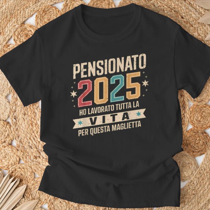 Uomo Pensione Regalo Papà Collega Divertente Pensionato 2025 Maglietta Regalos para ancianos