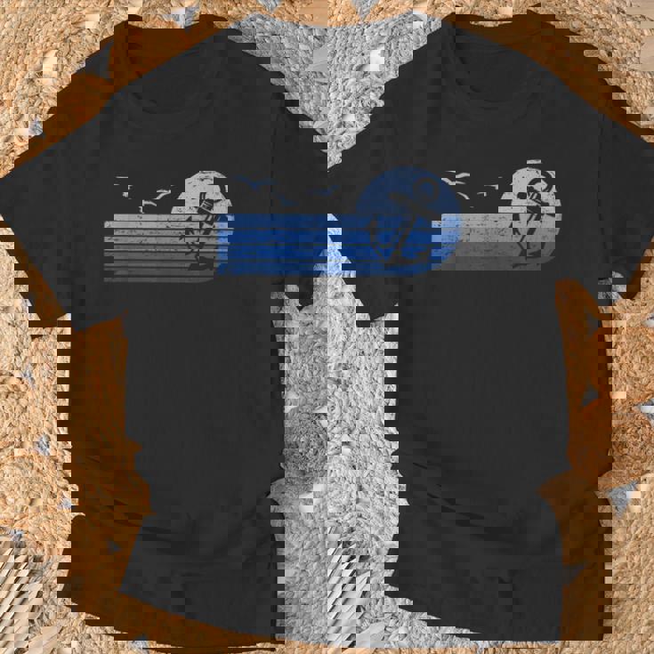 Vintage Anchorailor Captainailor T-Shirt Geschenke für alte Männer
