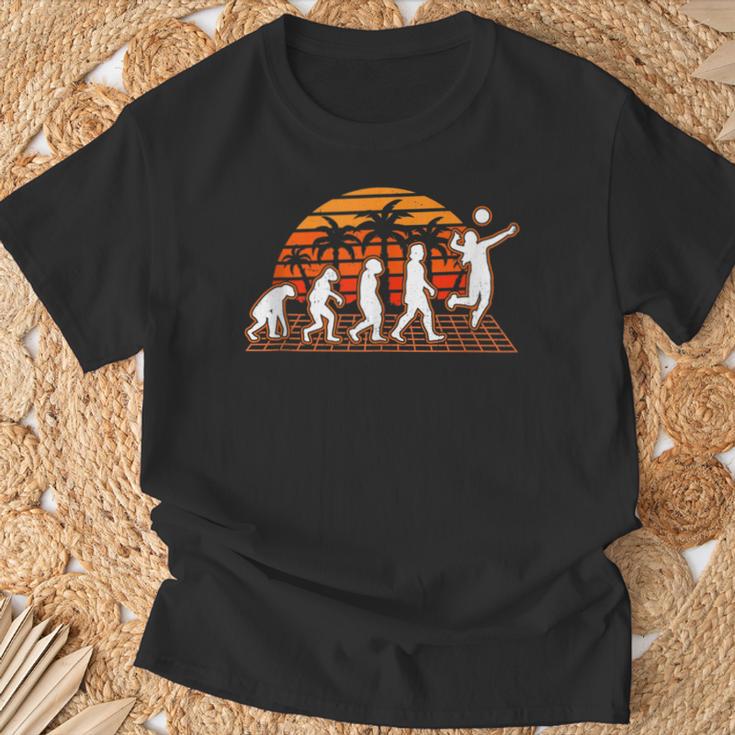 Vóleibol Evolución Retroolleyballoleibol De Playa In Mangas Camiseta unisex Regalos para ancianos