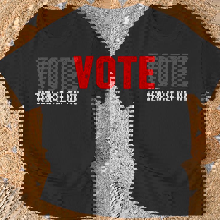 Vote Them All Out 投票 Tシャツ 高齢者への贈り物
