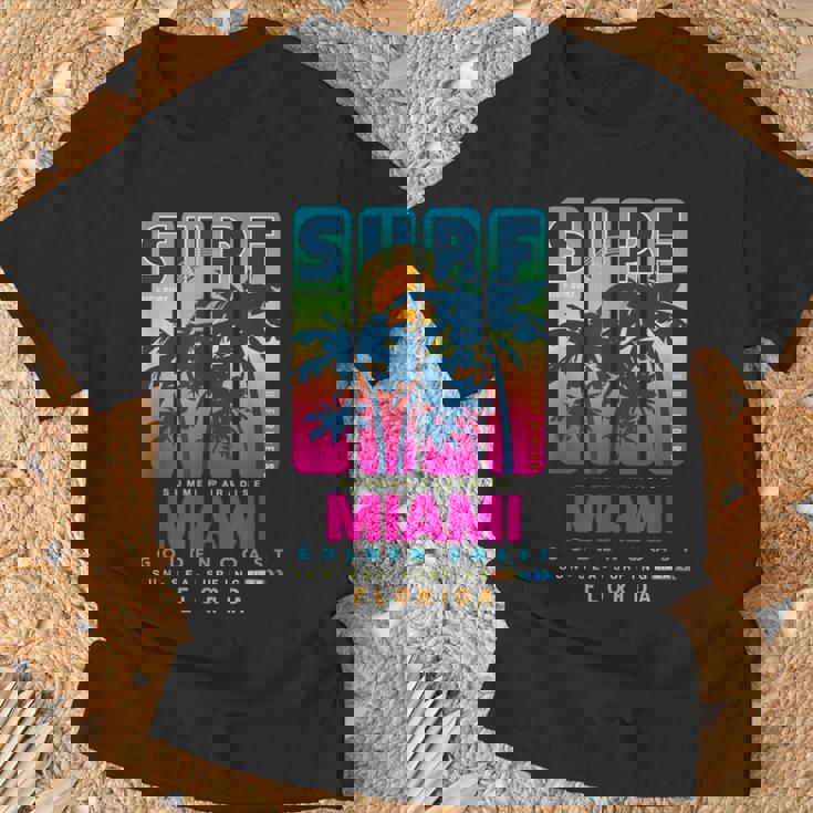 Wear Miami Florida Miami Colorfulunrise Graphic Tシャツ 高齢者への贈り物