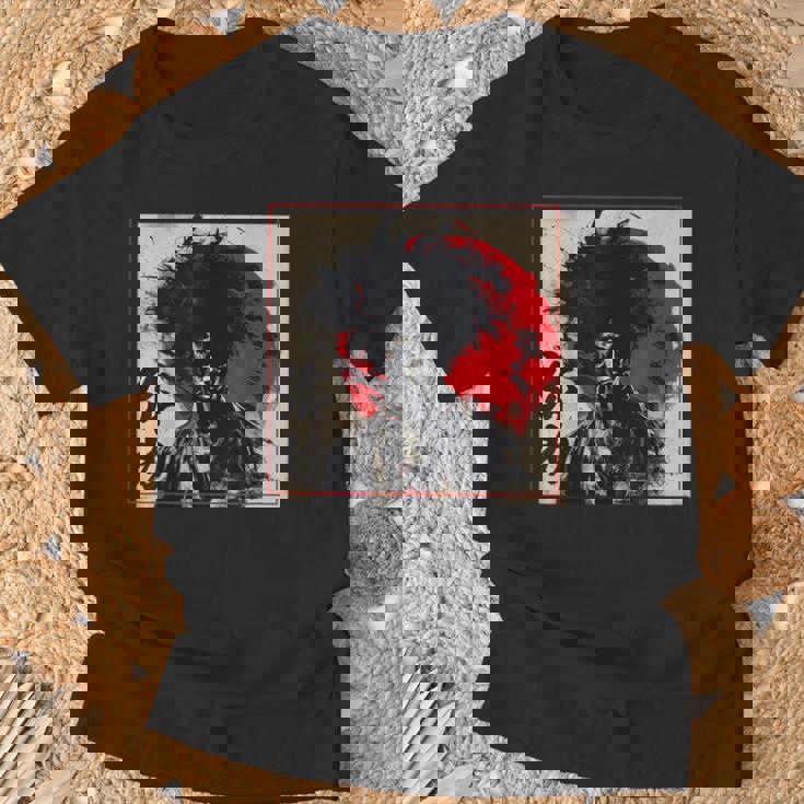 Yasuke アフロサムライ 七徳 武士道コード Tシャツ 高齢者への贈り物